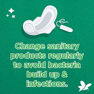 Changing sanitary pad options